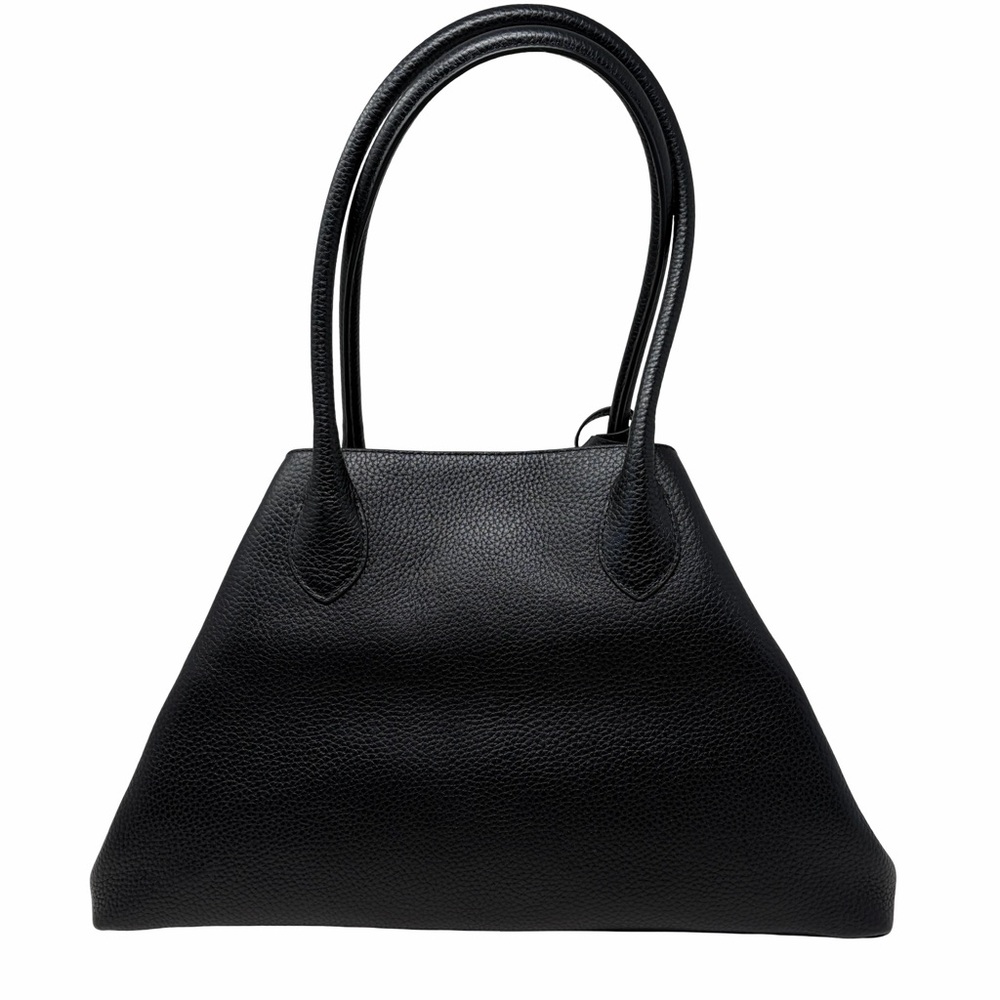 Aspinal Large Paris Black Pebble Bag, NWT - Picture 7 of 16